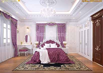phòng ngủ cổ điển Pháp