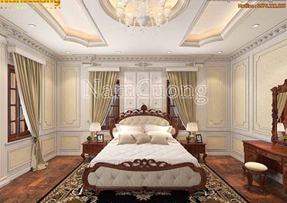 phòng ngủ phong cách cổ điển