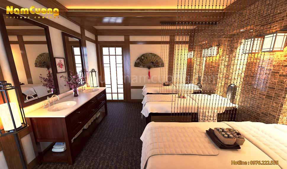 phòng massage phong cách nhật