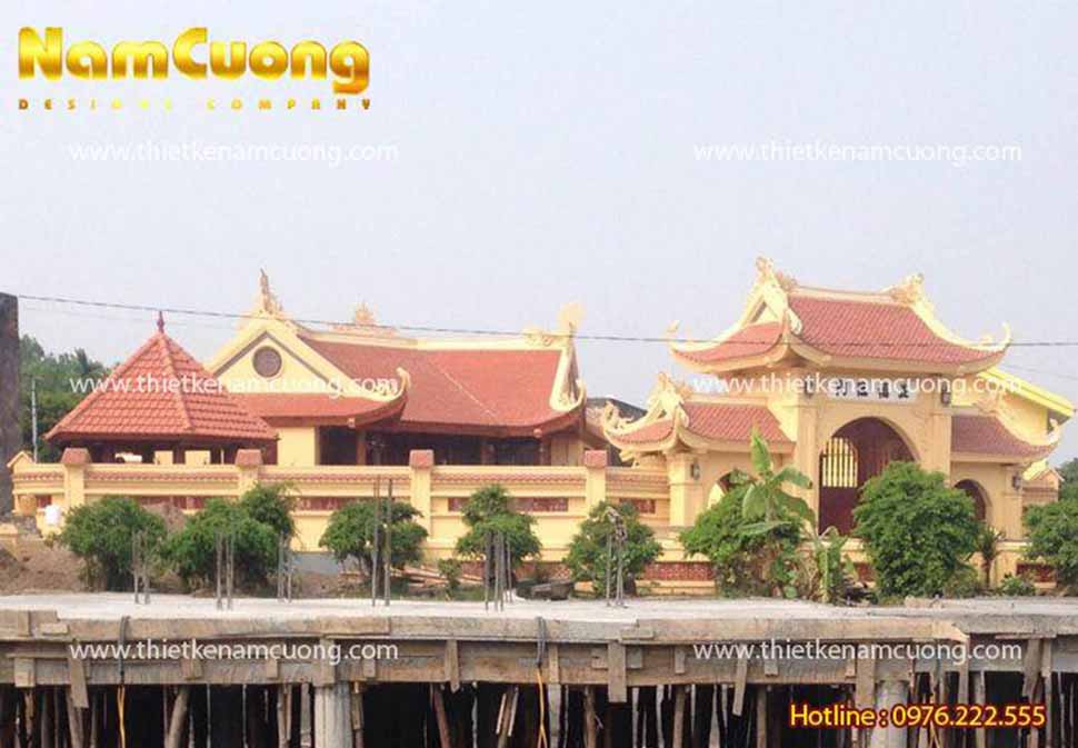 Toàn cảnh thực tế kiến trúc nhà thờ họ Trịnh tại Ninh Giang,Hải Dương